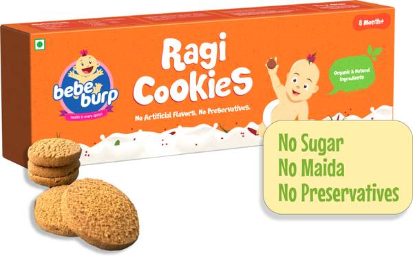 bebe burp Baby Food Ragi Cookies - 150 gm Baby Snacks 100 g