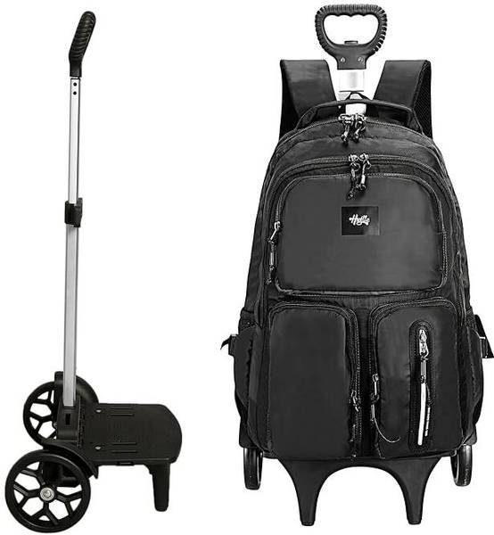 GoHustle TRANSFORMER Laptop Trolley Backpack with Wheels 30 L Trolley ...