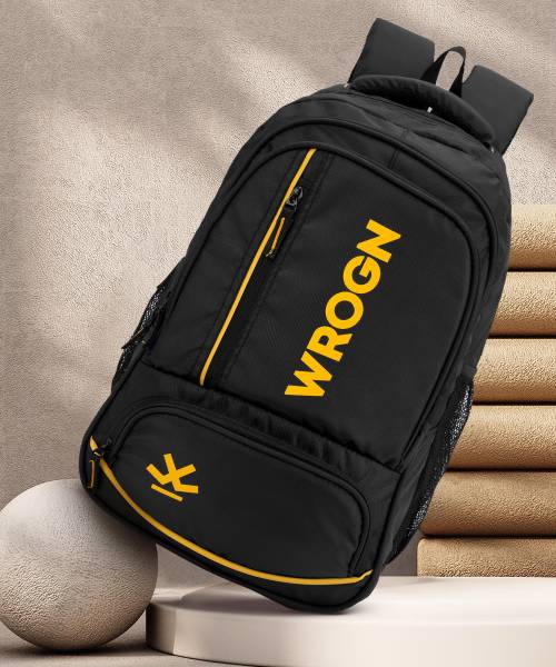 WROGN Spacy unisex backpack fits upto 16 Inches/college bag/school bag with Raincover 45 L Backpack