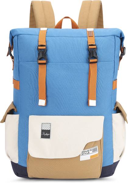 SKYBAGS CANVAS 02 LAPTOP BACKPACK BLUE 20 L Laptop Backpack