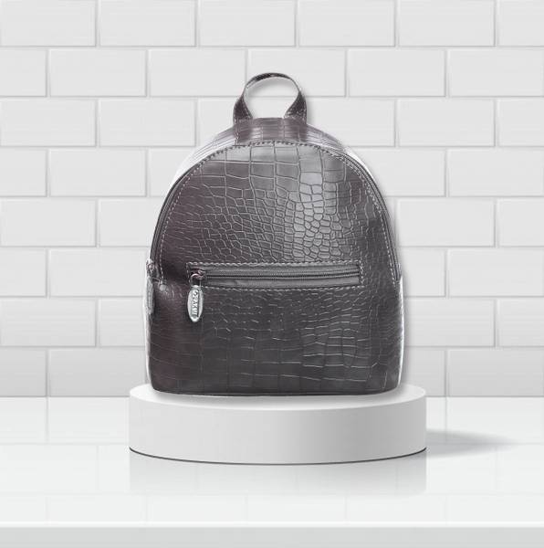 FD FASHION stylish trendy Glossy croco Mini Backpack for Girls 10 L Backpack