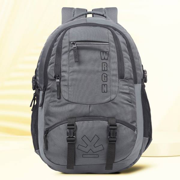 WROGN Grey 38 Liters Solid Polyester Laptop Backpack 38 L Laptop Backpack
