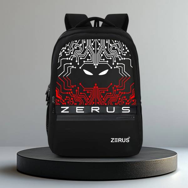 ZERUS Cyber Ninja Print Stylish School College & Travel Bag for Men Women and Students 35 L Laptop Backpack