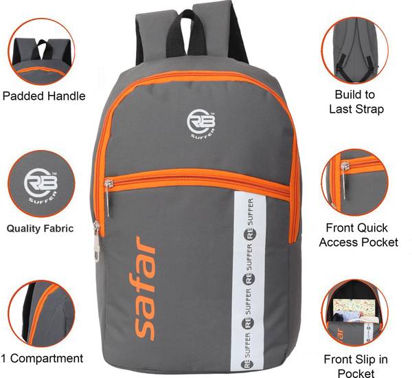 RB Suffer Medium Stylish 15 L Backpack Small Bag for daily use
