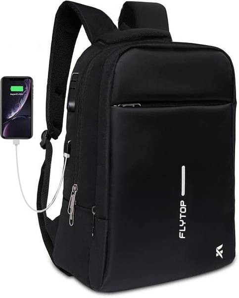 FLYTOP Number Lock Anti Theft with USB Charging Port Vintage Backpack Bag 30 L Laptop Backpack
