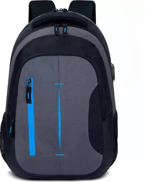 JairaJ USB Charging Port, Water Resistant (Black) 36 L Laptop Backpack