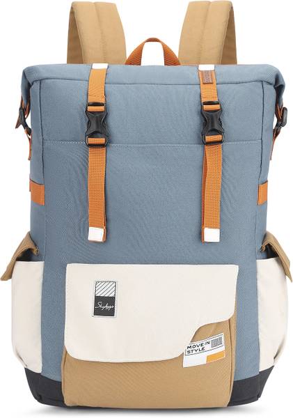 SKYBAGS CANVAS 01 LAPTOP BACKPACK GREY 20 L Laptop Backpack