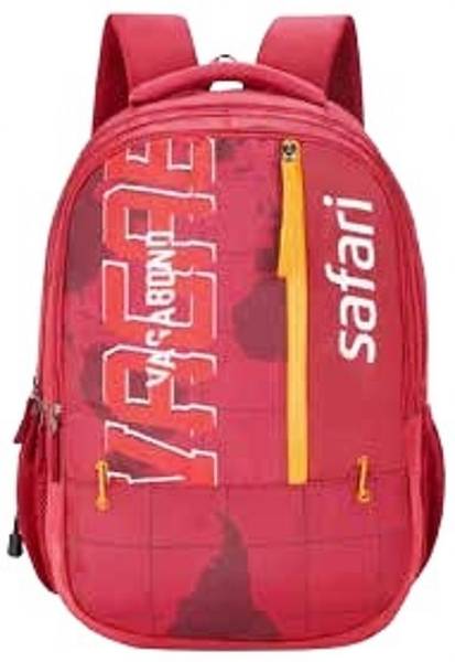 Safari red backpack top