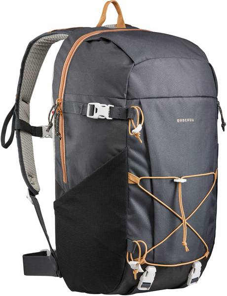 KRISSDIL QUECHUA HIKING BACKPACK 30L BLACK BY DECATHLON 30 L Laptop Backpack