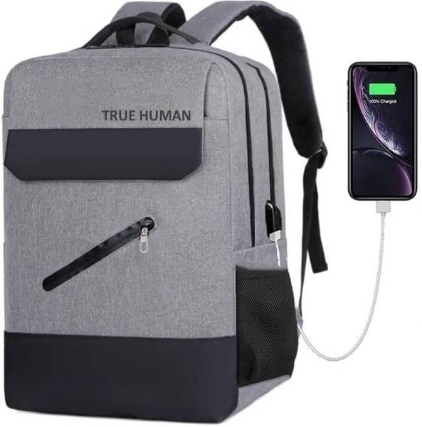 True Human backpack With USB charging Port,Laptop bag,office bag | College Bags 32 L Laptop Backpack