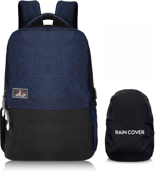 HikerHive Empyre- Waterproof Laptop Bag with Rain Cover, Trolley Strap, USB Port,Organiser 28 L Laptop Backpack