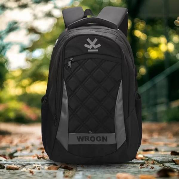 WROGN Black Casual Backpack 38 L Laptop Backpack