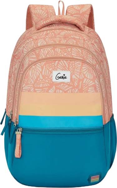 Genie Harper 36L Coral Laptop Backpack With Raincover 36 L Laptop Backpack