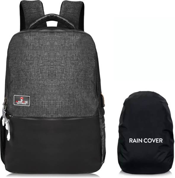 HikerHive Empyre- Waterproof Laptop Bag with Rain Cover, Trolley Strap, USB Port,Organiser 28 L Laptop Backpack