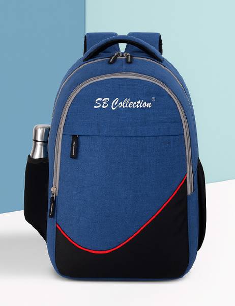 SBCOLLECTION Classy Unisex Print Texture Comfortable Use for Class 1st to 9th Coaching Picnic Waterproof School Bag