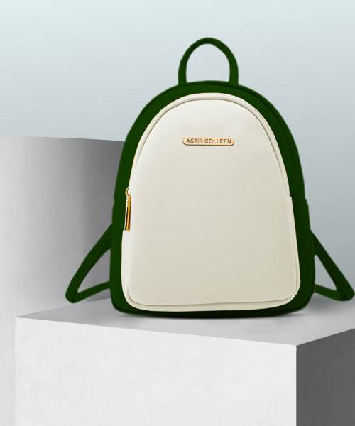 GEARONIC TM 21L Vintage Canvas Backpack for Men Leather Rucksack