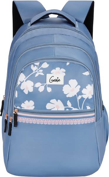 Genie Paramour Laptop Backpack for Women in Pastel Blue colour. More Volume, 36 L Backpack