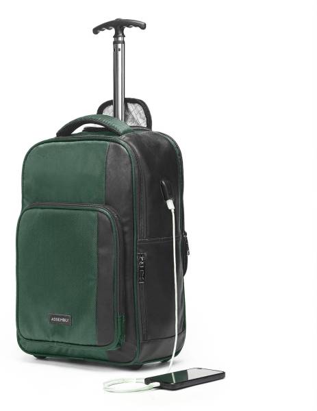 Assembly 15.6 inch Laptop Roller Case-Premium Laptop Backpack Trolley with Wheels- Jetson 35 L Trolley Laptop Backpack