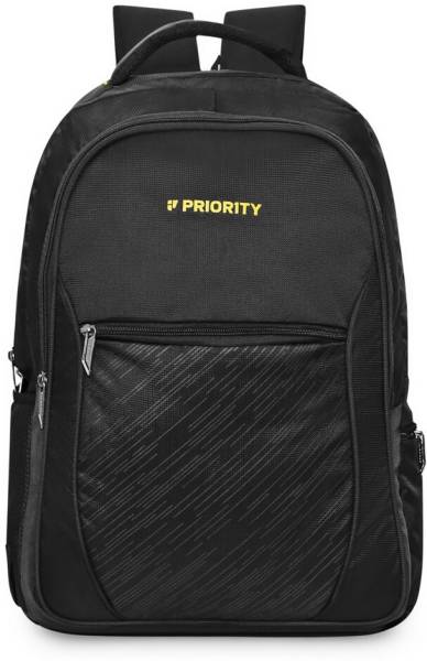 Priority 20 Inch Solid Black Polyester 40 L Laptop Backpack