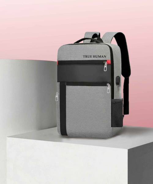 True Human Multi-purpose backpack With USB charging Port Laptop,office,college,travel bag 28 L Backpack