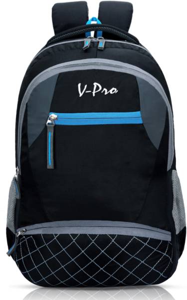 V-Pro Carbon Black Multi-Tasker Premium College / School 35 L Laptop Backpack