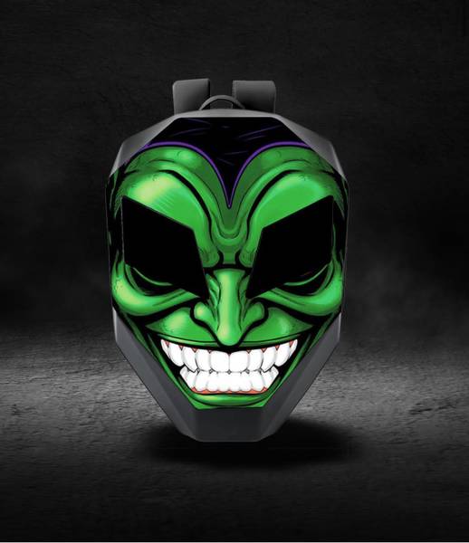 acube mart loy dragon eyes LED display bag Back pack only skin hulk edition skin-SKINHULK 25 L Laptop Backpack
