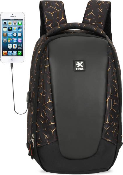 HRX by Hrithik Roshan GOLDSTORM Unisex Bag with USB Port for Office/School/College/BusinessD -36L 36 L Backpack