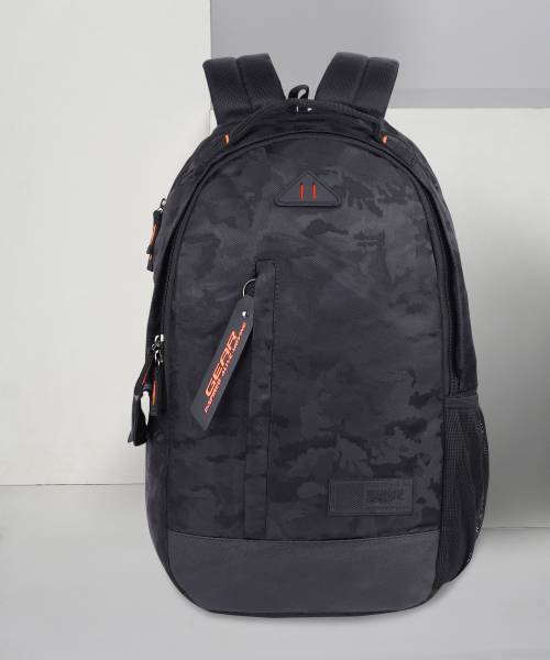 Medium 26 L Backpack Jacquard Camo  (Black)