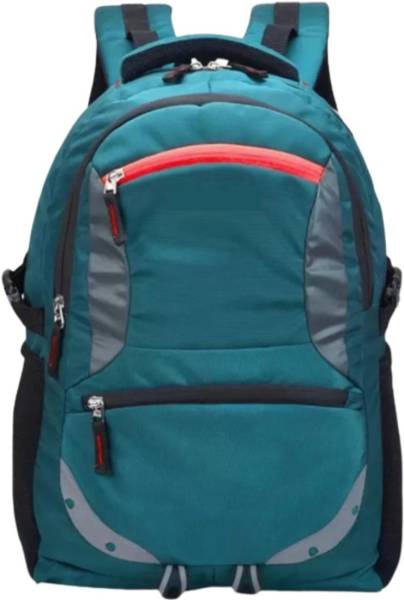 RICH TOWN Large 35L Backpack bag for School College Travel Men/Women (Green) 35 L Backpack