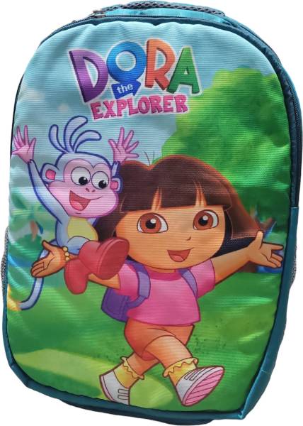 MADOCC Dora Printed Kids School Bag For Nursury to 7th Standard Waterproof School Bag