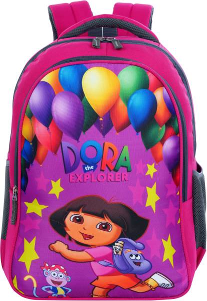 Myron Dora the Explorer 1st/2nd/3rd/4th & 5th Class Light Weight Beautiful for Girls Waterproof School Bag