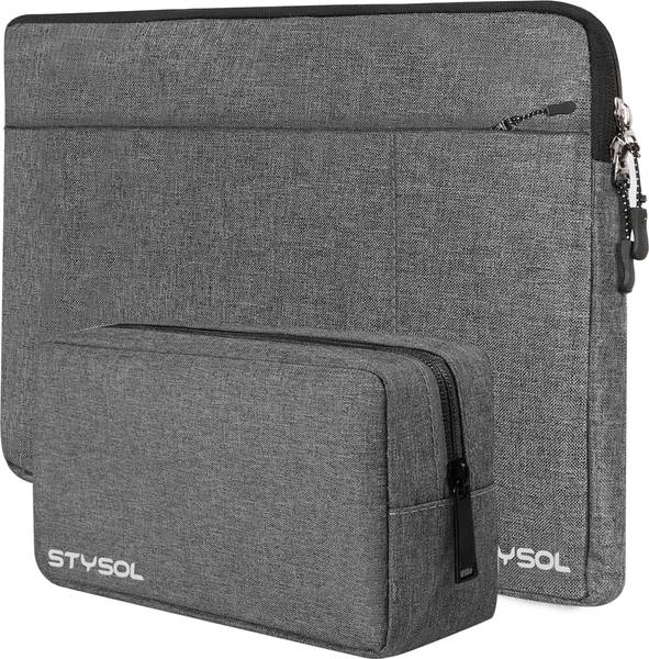 Stysol 16 Inch Laptop Sleeve Slip Case Cover Bag With Charger