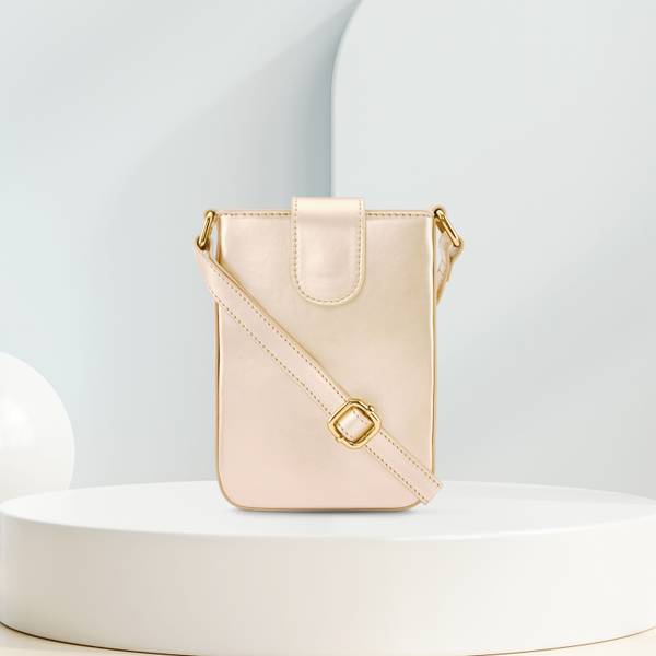 Fastrack Solid Casual Copper Sling Bag Sling Bag