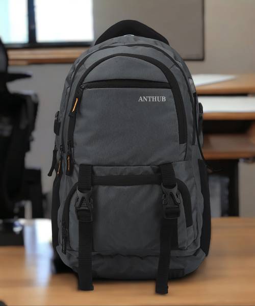 ANTHUB Laptop Bag Unisex With USB Port And Rain Cover Waterproof School Bag