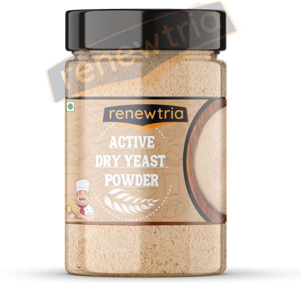 RENEWTRIA Active Dry Yeast Powder for kulchas, naans, pizza, pao, breads making (80g) Yeast Powder