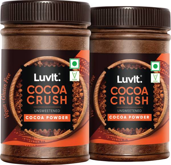 LuvIt Cocoa Crush - Cocoa Powder | Unsweetened, Vegan Cocoa Powder
