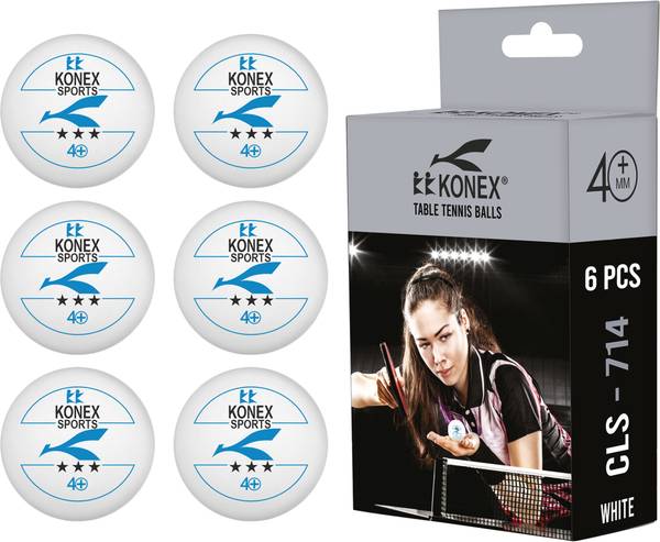 Konex Plastic White Table Tennis Ball