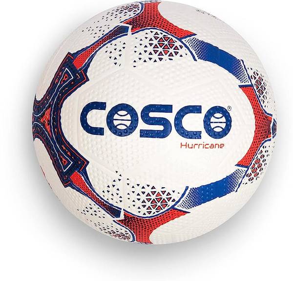 multishopworldwide Cosco Hurricane Football - Size 5, White Basketball - Size: 5