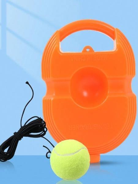 ANMOK Solo Tennis Trainer Rebound Ball with String for Self Tennis Practice Multicolor Tennis Ball