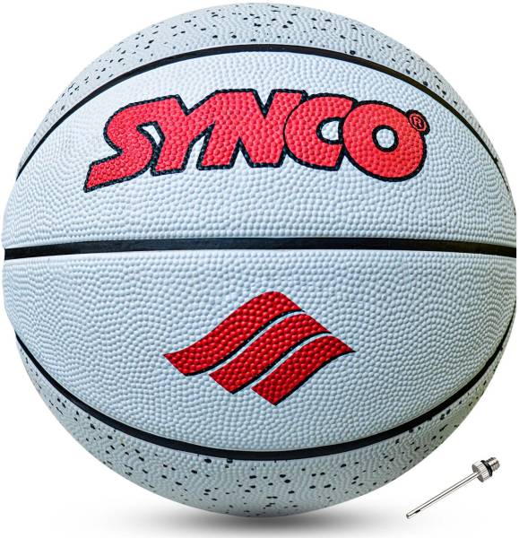 SYNCO Culture series | Junior Basketball | Moulded | 8 Panel | White Basketball - Size: 5