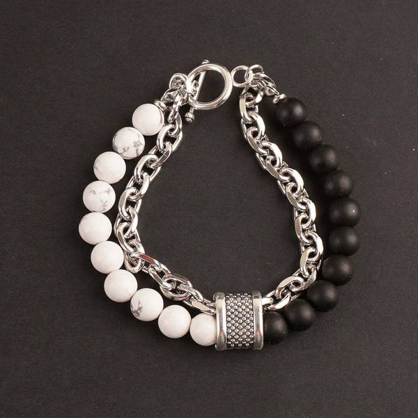 kazare Alloy Rhodium Bracelet