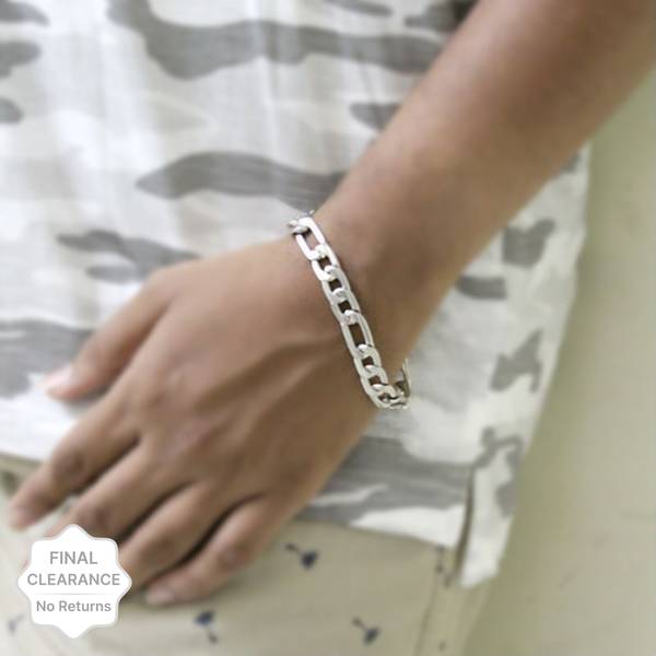 Jagsun Stainless Steel Sterling Silver Bracelet