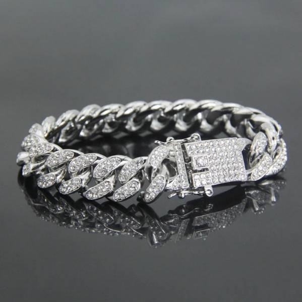 kazare Alloy Rhodium Bracelet