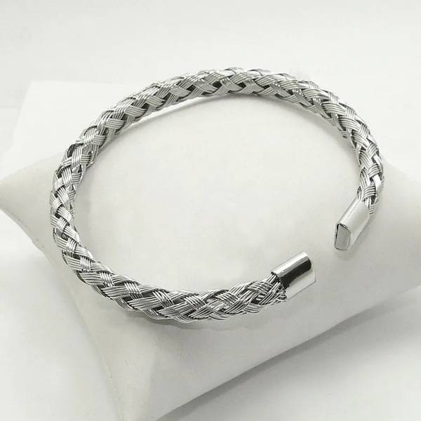 Thrillz Stainless Steel Silver Bracelet