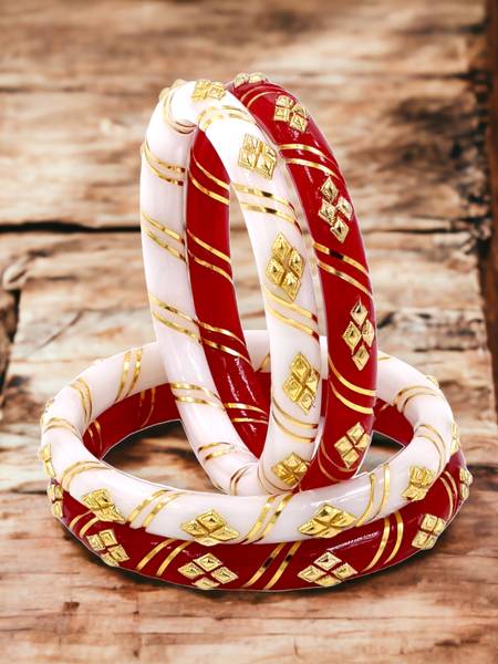 BEAUTY BURST Plastic Gold-plated Shakha Pola