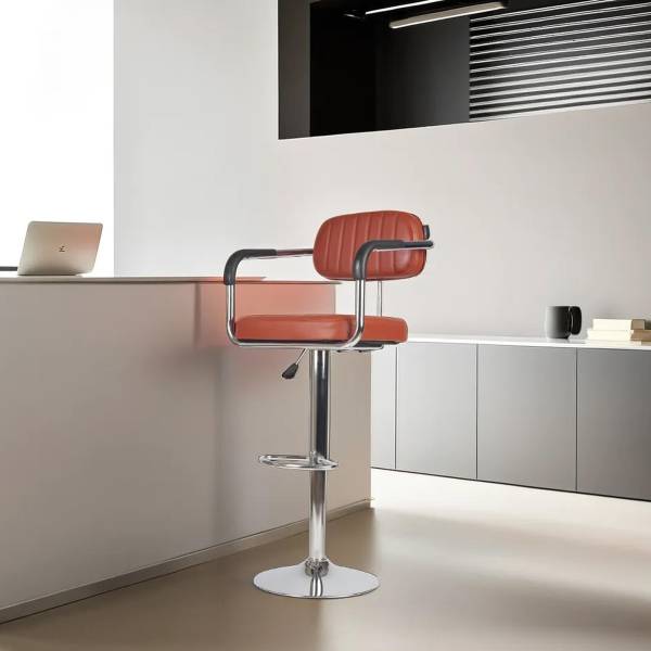 koorsi and co koorsi and co Flexi Bar Chair Adjustable & Revolving Bar Stool/Kitchen Chair Metal Bar Chair