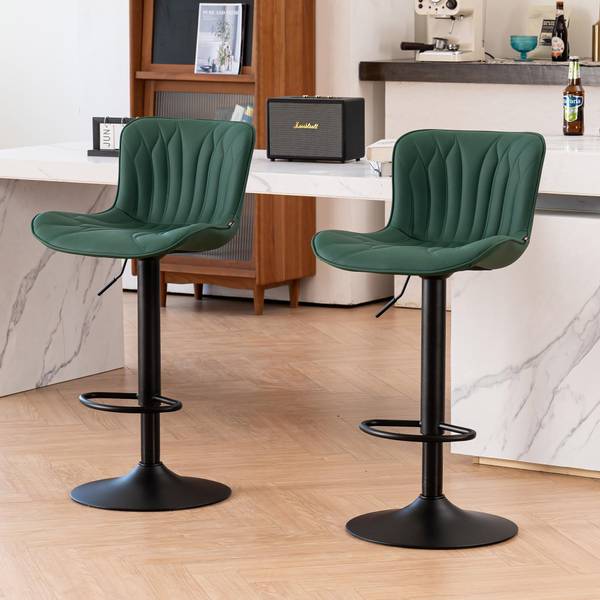 CHAIRTECH Unique Bar Stool Leather Crome Base Leatherette Bar Stool