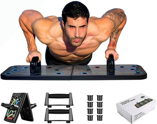 Fitaza "15-in-1 Push Up Board System: Complete Body Building Exercise Tools Push-up Bar