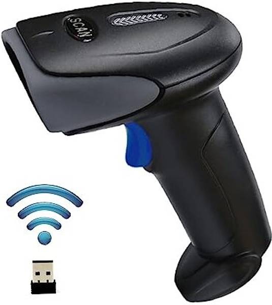 Shreyans Wireless Scanner USB all in One Wireless Barcode Scanner with 2.4GHz Nano 2D Camera Barcode Scanner