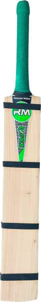 RUDRAYM RM Kashmiri Willo Single Blade Half Cane Light Weight Scoop Tennis Kashmir Willow Cricket Bat
